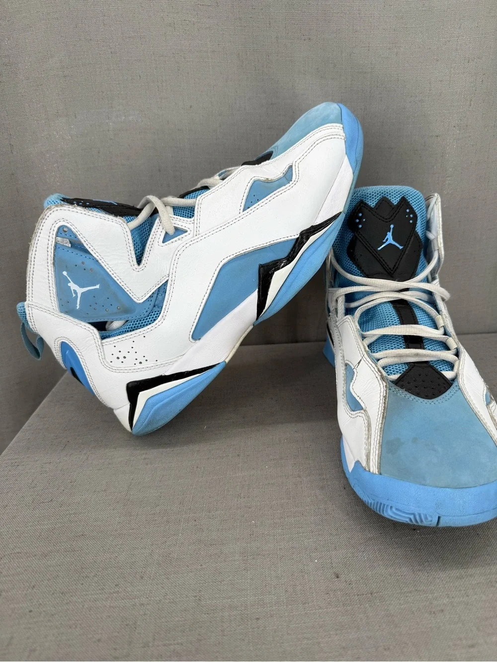 Nike Air Jordan True Flight White University Blue Men's sneakers sz 11.5 see pic